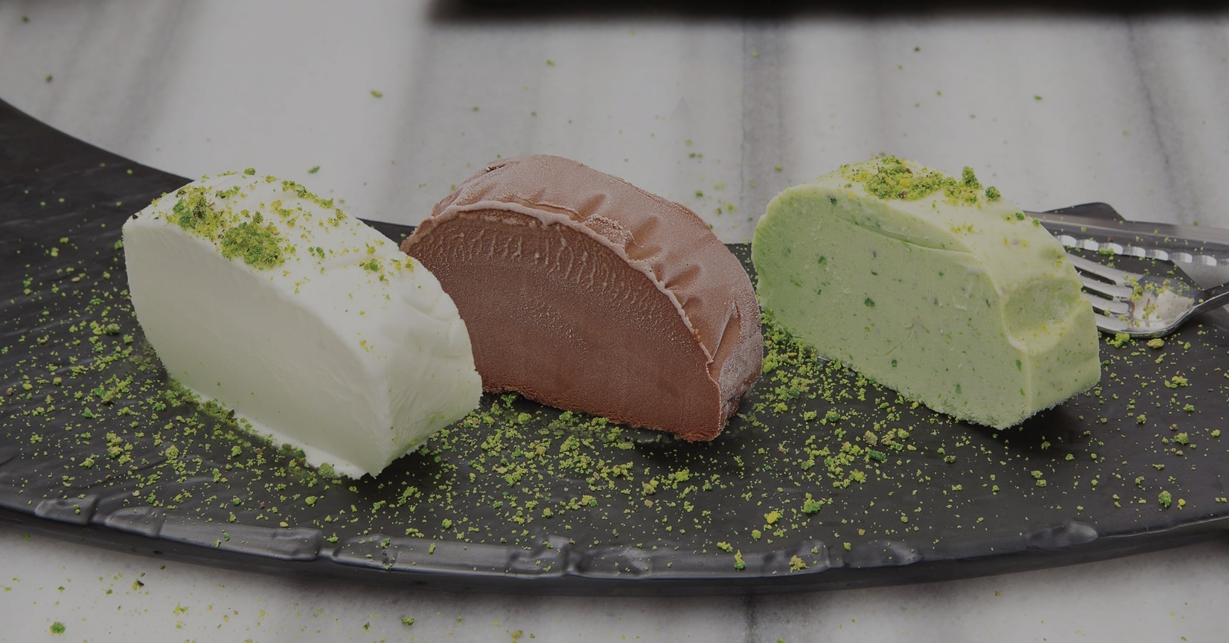 flavoured ice cream